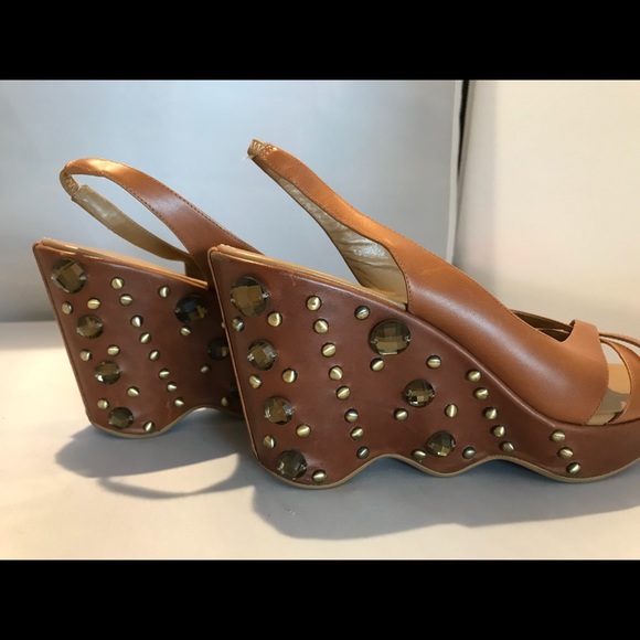 Cole Haan & Nike Air Lugano, Wedge, sandals! - Picture 2 of 8